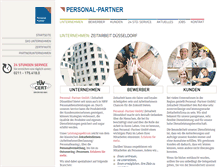 Tablet Screenshot of personal-partner.de